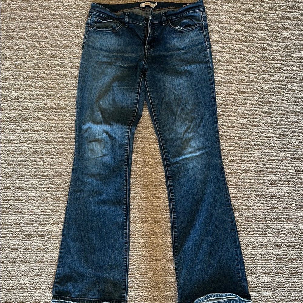 Tory Burch Blue Flare & Boot Leg Jeans